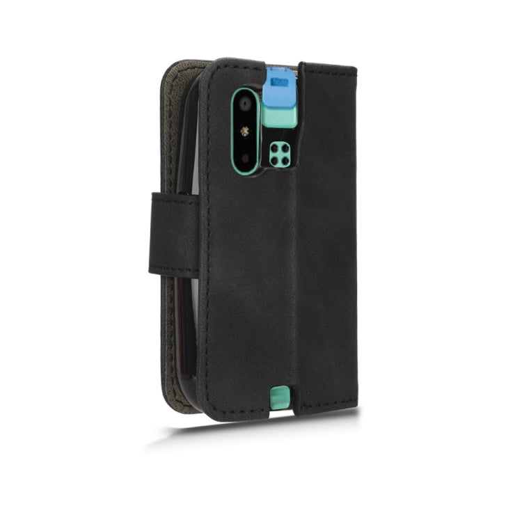 For Sharp MAMORINO6 Skin Feel Magnetic Flip Leather Phone Case