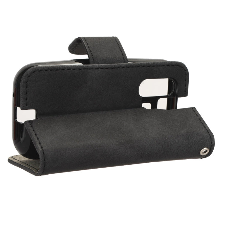 For Sharp MAMORINO6 Skin Feel Magnetic Flip Leather Phone Case