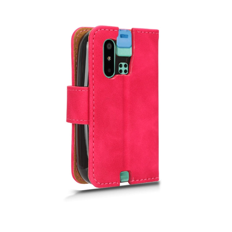 For Sharp MAMORINO6 Skin Feel Magnetic Flip Leather Phone Case