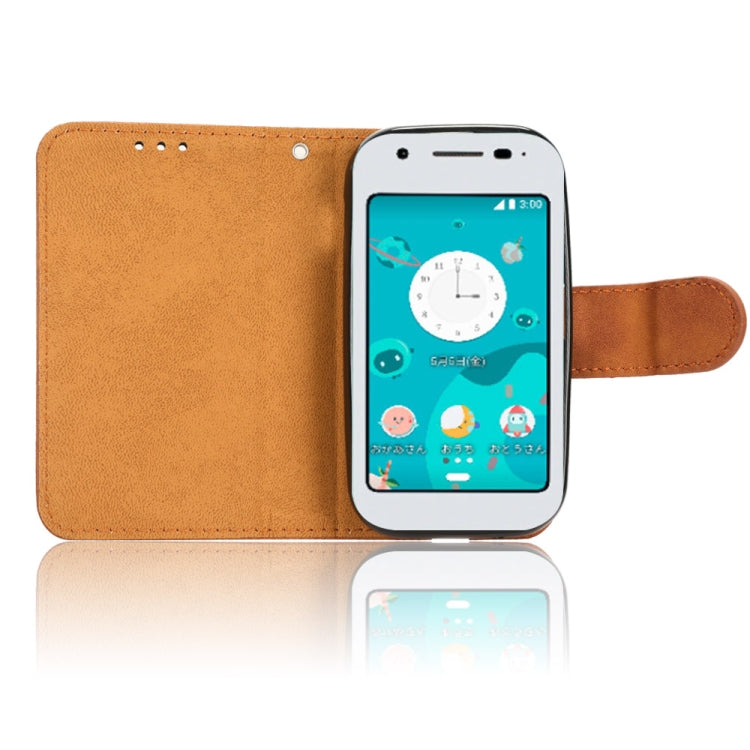 For Sharp MAMORINO6 Skin Feel Magnetic Flip Leather Phone Case