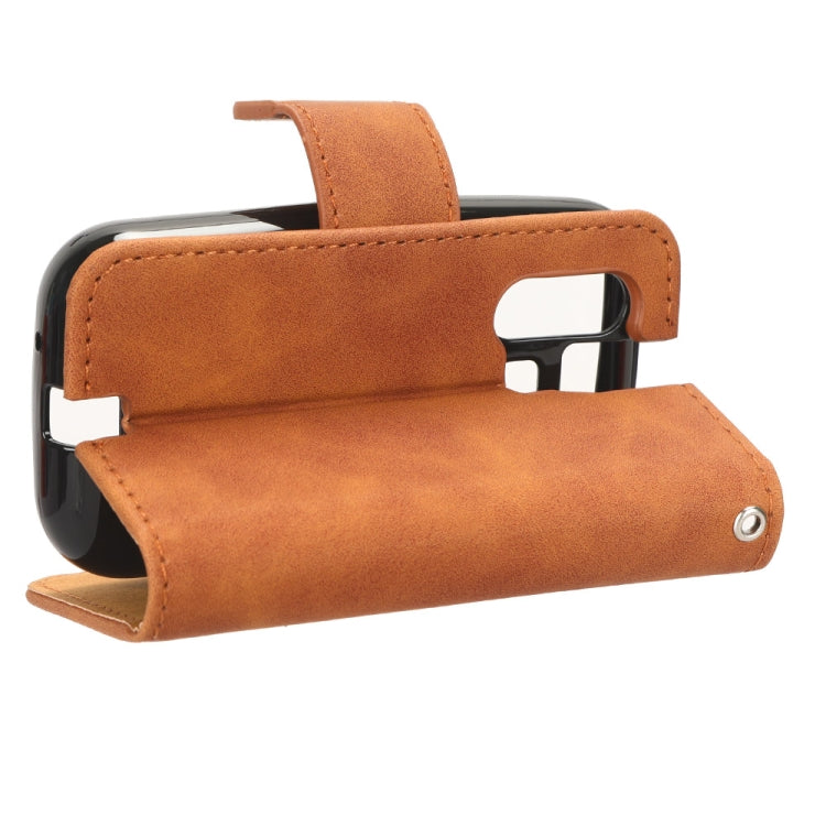 For Sharp MAMORINO6 Skin Feel Magnetic Flip Leather Phone Case