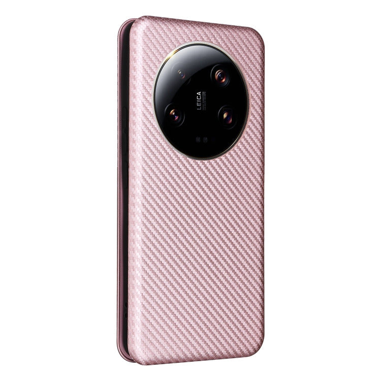 For Xiaomi 13 Ultra Carbon Fiber Texture Flip Leather Phone Case