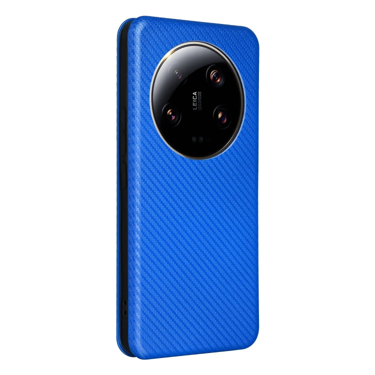 For Xiaomi 13 Ultra Carbon Fiber Texture Flip Leather Phone Case