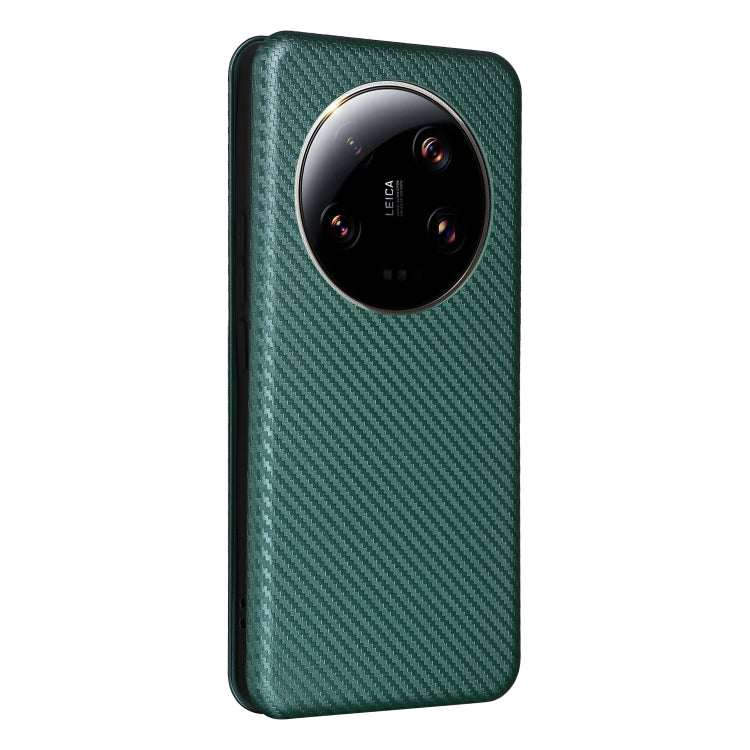 For Xiaomi 13 Ultra Carbon Fiber Texture Flip Leather Phone Case