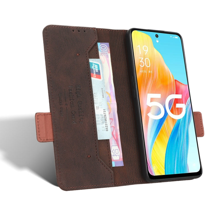 For OPPO A1 5G Magnetic Clasp Leather Phone Case