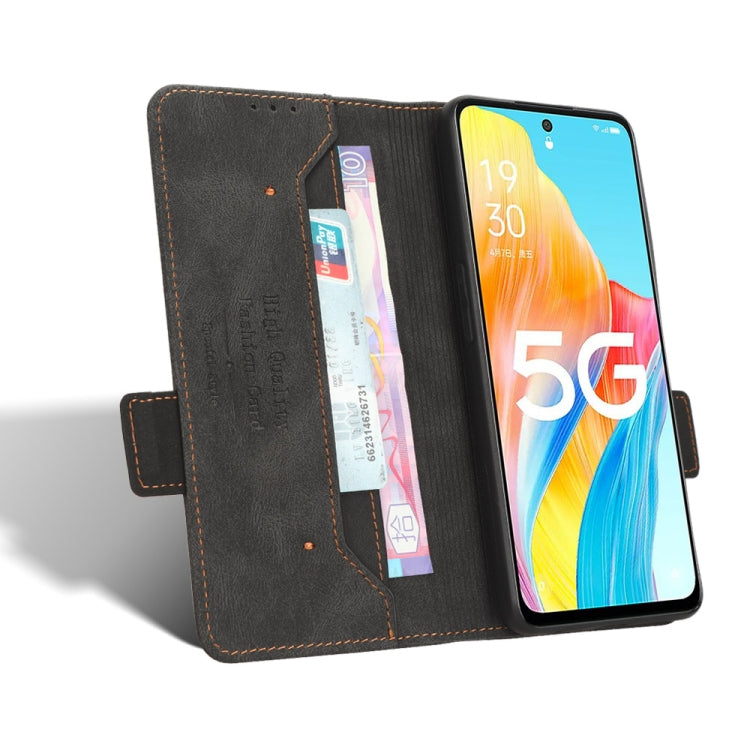 For OPPO A1 5G Magnetic Clasp Leather Phone Case