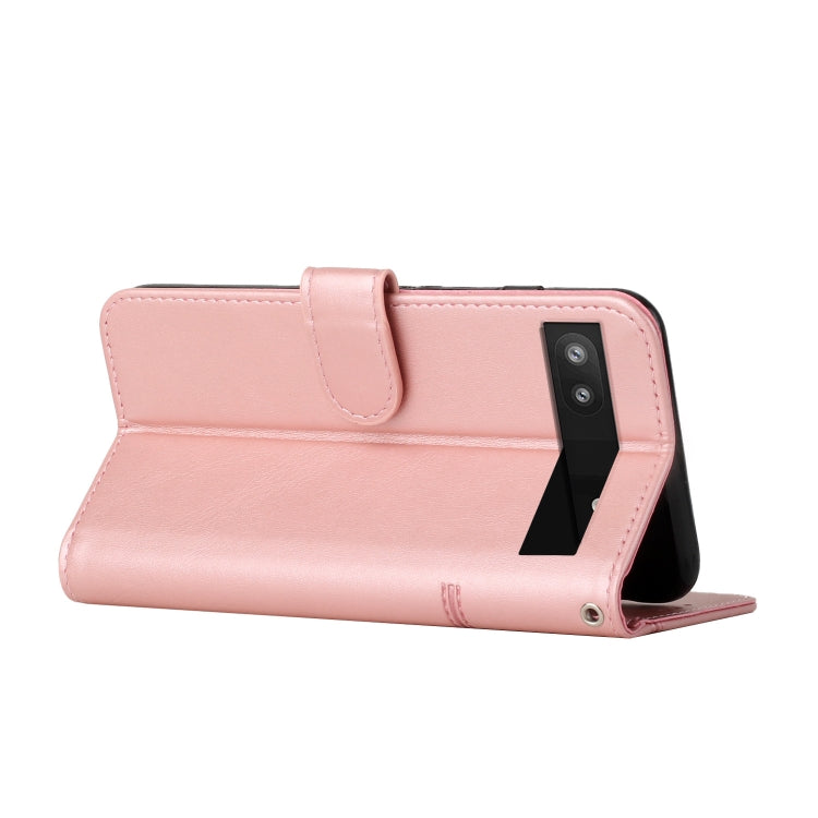 For Google Pixel 7a Stitching Calf Texture Buckle Leather Phone Case