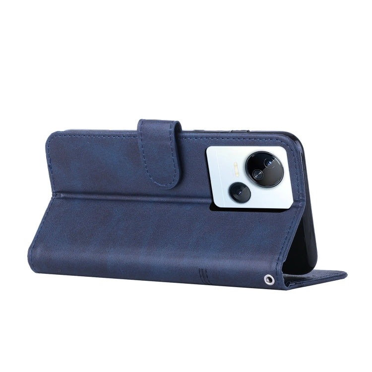 For Tecno Spark 10 5G Stitching Calf Texture Buckle Leather Phone Case