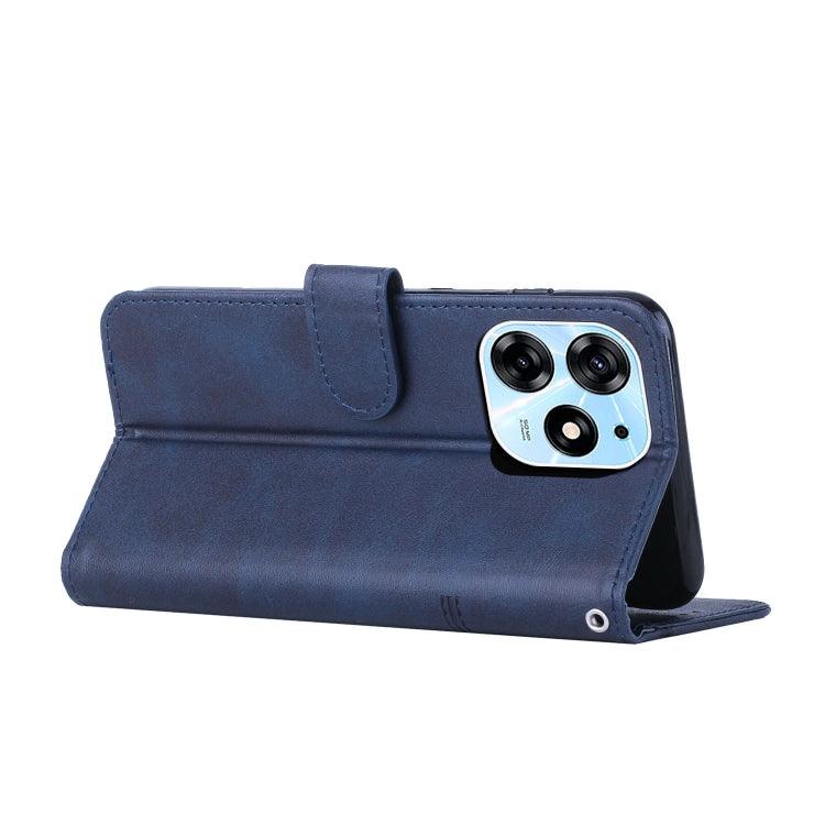 For Tecno Spark 10 Pro Stitching Calf Texture Buckle Leather Phone Case