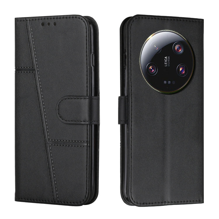 For Xiaomi 13 Ultra Stitching Calf Texture Buckle Leather Phone Case