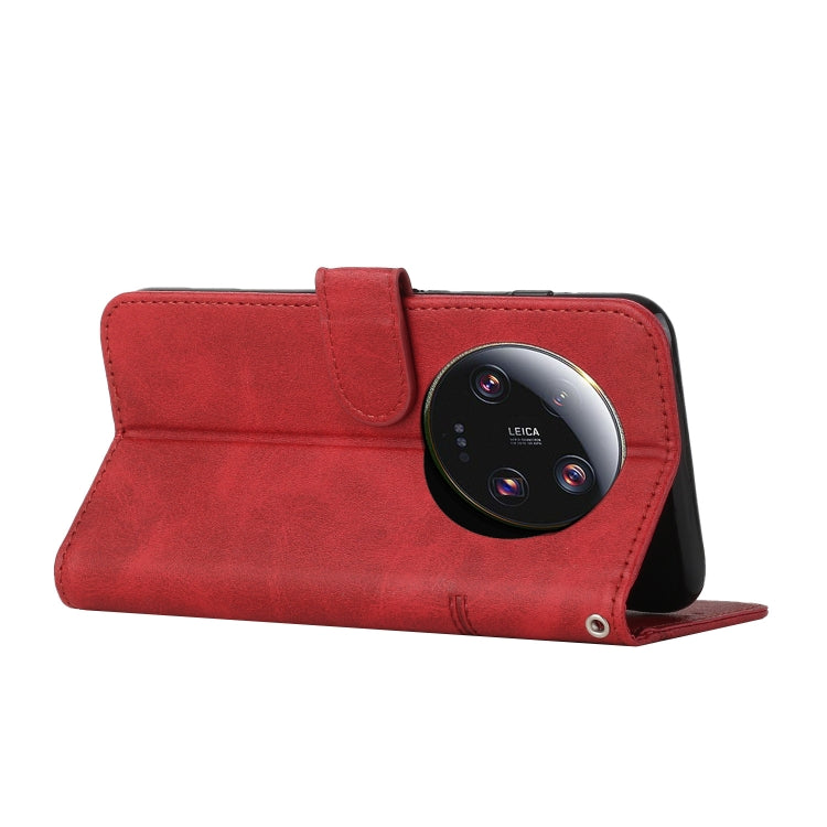 For Xiaomi 13 Ultra Stitching Calf Texture Buckle Leather Phone Case