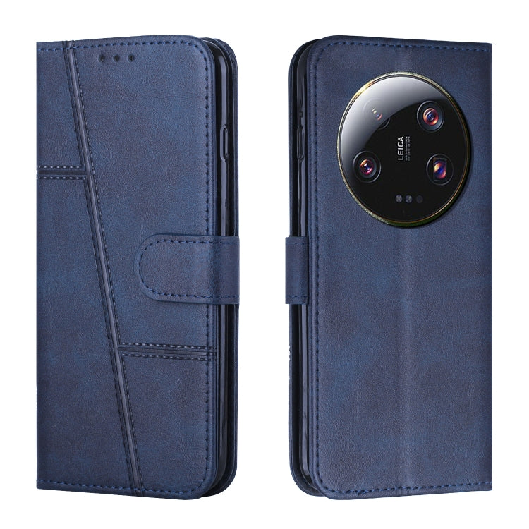 For Xiaomi 13 Ultra Stitching Calf Texture Buckle Leather Phone Case