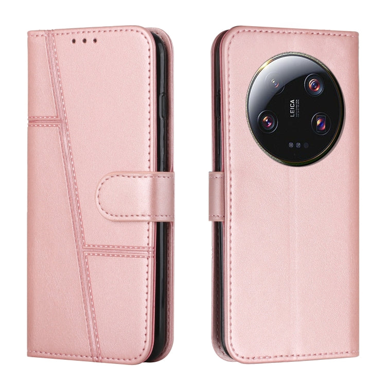 For Xiaomi 13 Ultra Stitching Calf Texture Buckle Leather Phone Case