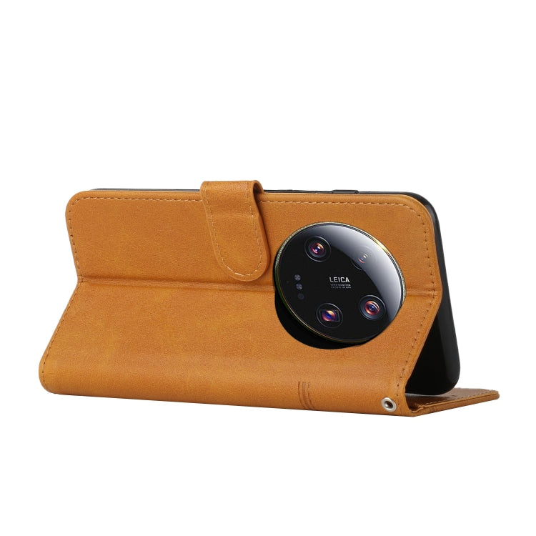 For Xiaomi 13 Ultra Stitching Calf Texture Buckle Leather Phone Case