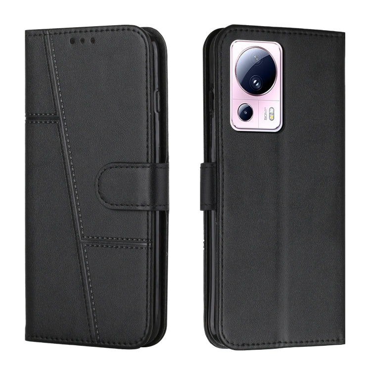For Xiaomi Civi 2 / 13 Lite Stitching Calf Texture Buckle Leather Phone Case