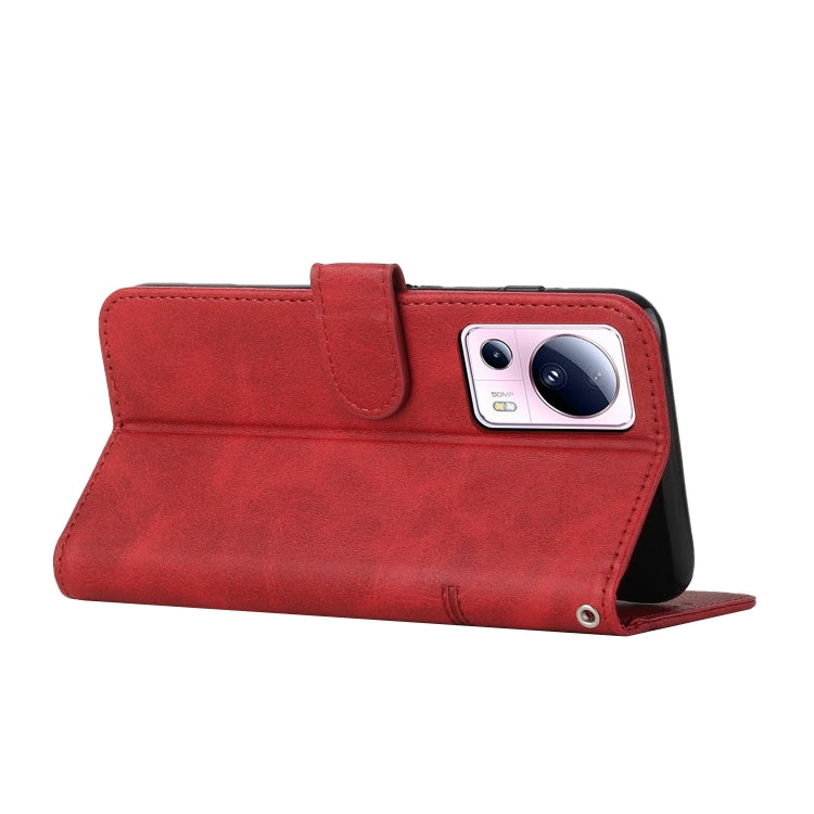 For Xiaomi Civi 2 / 13 Lite Stitching Calf Texture Buckle Leather Phone Case