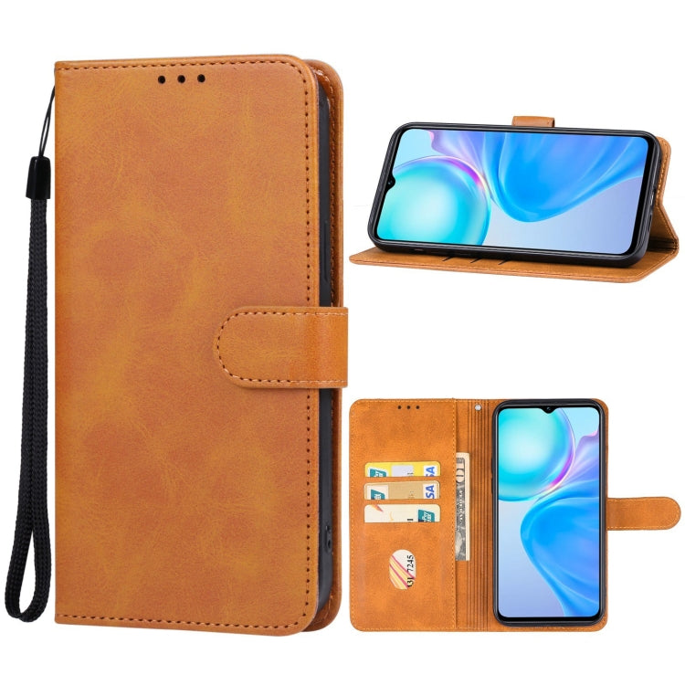 For vivo Y77e (t1) Leather Phone Case