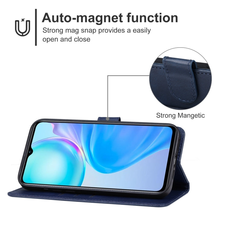 For vivo Y77e (t1) Leather Phone Case