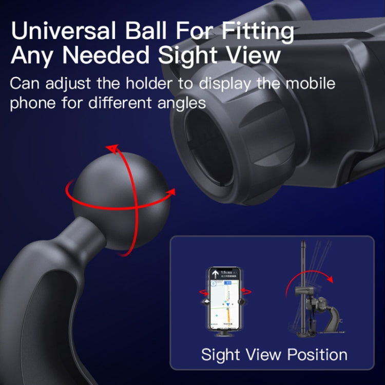 Yesido C90 Car Center Console Paste Magnetic Gravity Mobile Phone Holder(Black)