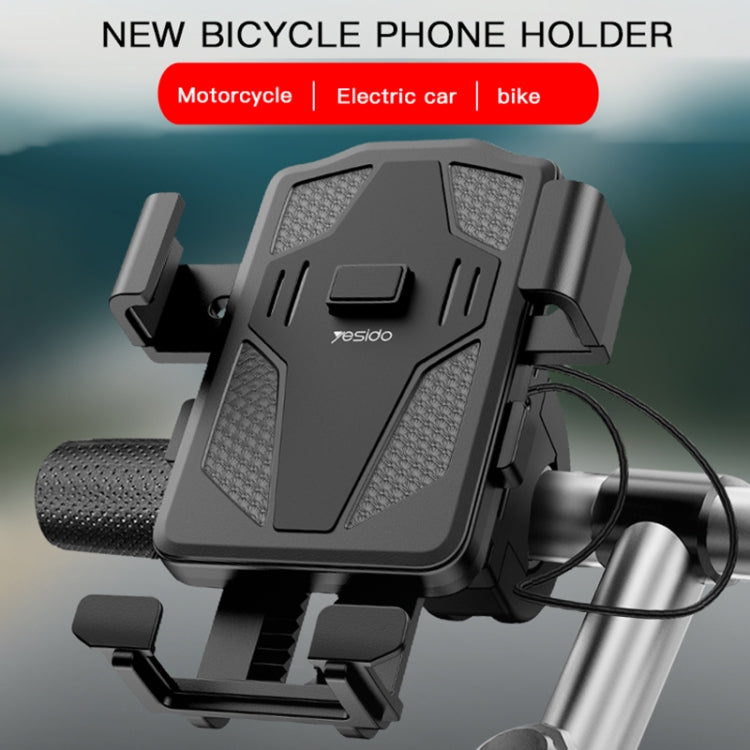 Yesido C94 Bicycle / Motorcycle Elastic Clip Phone Navigation Bracket(Black)