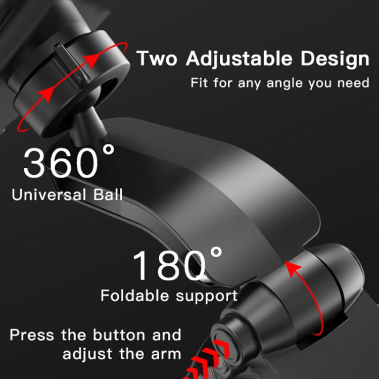 Yesido C99 Car Center Console Suction Cup Mobile Phone Navigation Holder(Black)