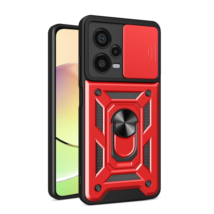 For Xiaomi Redmi Note 12 Pro+ 5G Sliding Camera Cover Design TPU+PC Protective Case