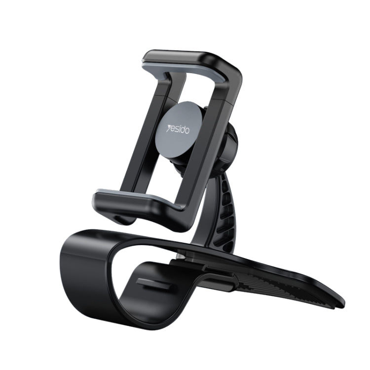 Yesido C103 Car Dashboard Snap-On Mobile Phone Navigation Holder(Black)