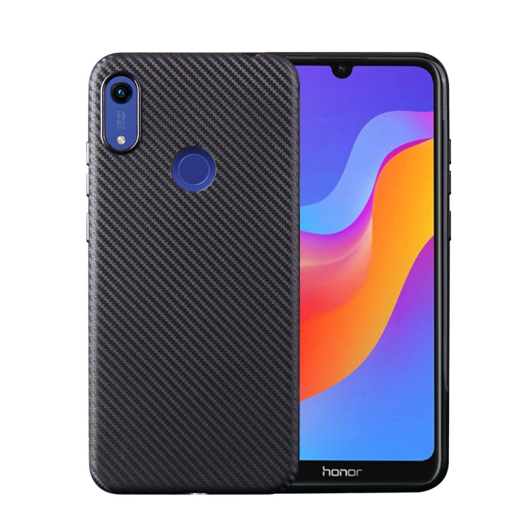 For Huawei Honor 8A (2020) Carbon Fiber Texture Shockproof TPU Protective Case