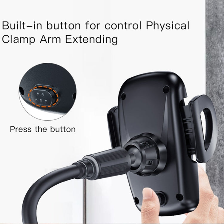 Yesido C112 Universal Car Water Cup Holder Telescopic Hose Phone Holder(Black)