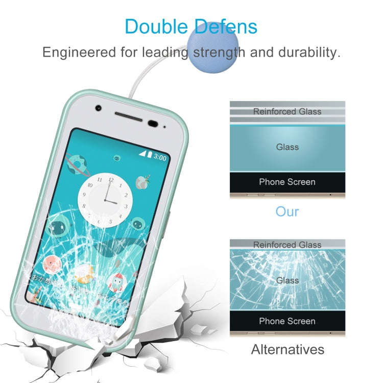 For Sharp Mamorino6 50pcs 0.26mm 9H 2.5D Tempered Glass Film