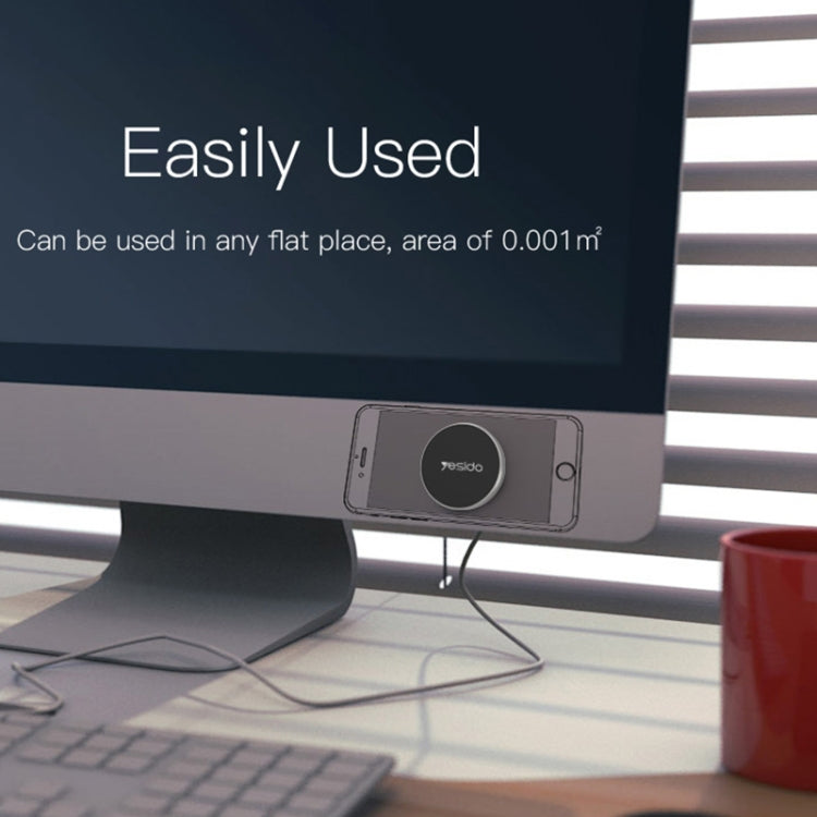 Yesido C38 Car Round Plate Magnetic Phone Holder(Black)