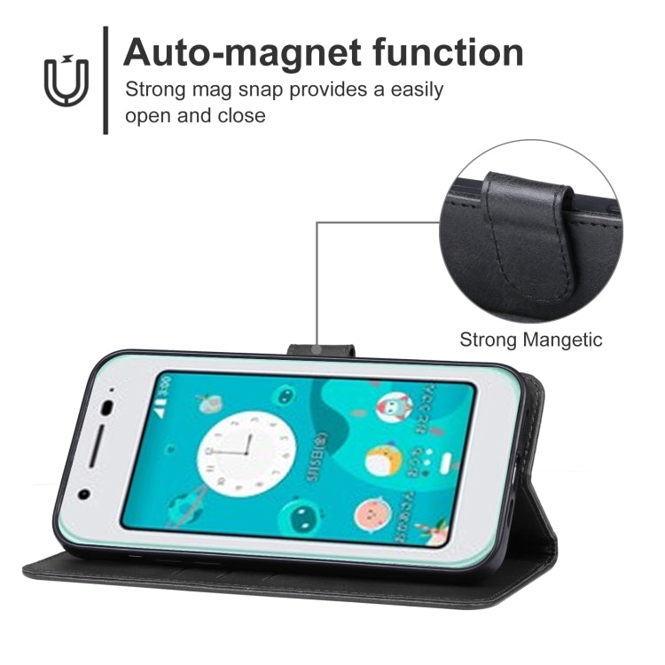 For Sharp Mamorino6 Leather Phone Case