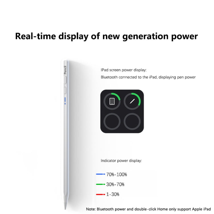 BP17-BL Type-C Universal Magnetic Bluetooth Stylus Pen(White)