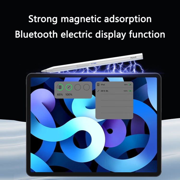 BP19-BL Type-C Universal Magnetic Hexagon Bluetooth Stylus Pen(White)