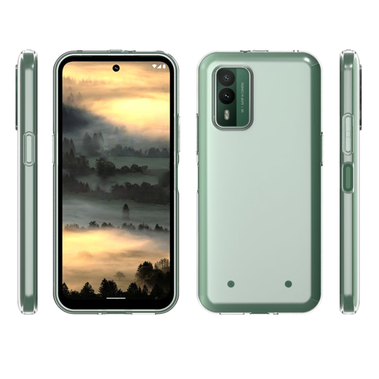 For Nokia XR21 5G Waterproof Texture TPU Phone Case(Transparent)