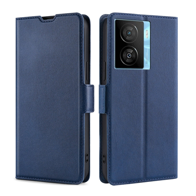 For vivo iQOO Z7x Ultra-thin Voltage Side Buckle Horizontal Flip Leather Phone Case