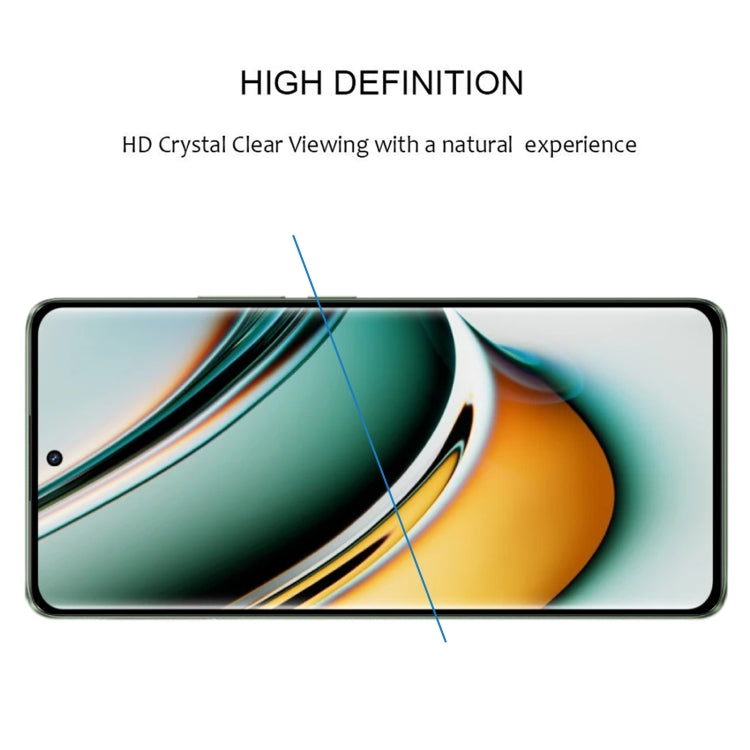 For Realme 11 Pro 3D Curved Edge Full Screen Tempered Glass Film