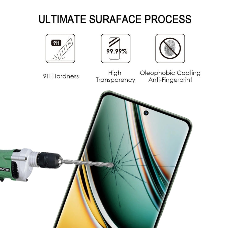 For Realme 11 Pro 3D Curved Edge Full Screen Tempered Glass Film