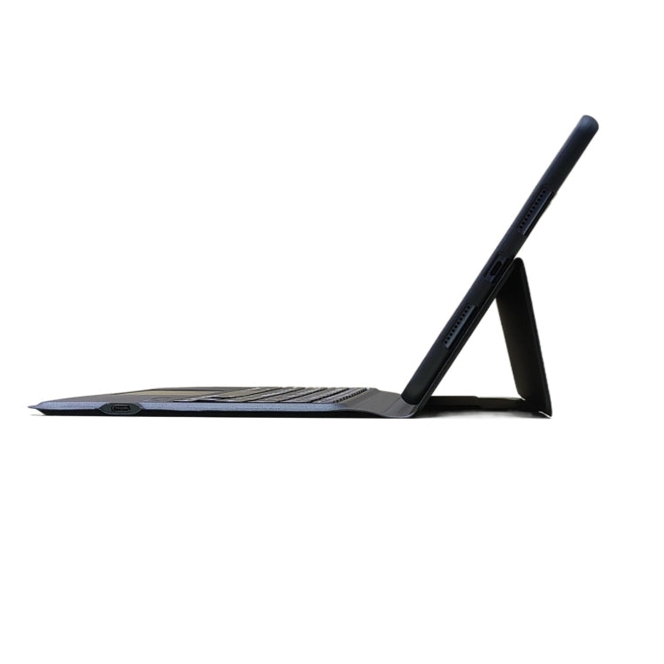 T1061C For Huawei Matepad Pro / Pro 5G 10.8 inch Ultra-thin Integrated Touch Bluetooth Keyboard + Lambskin Texture PU Leather Tablet Case with Bracket & Pen Slot(Black)