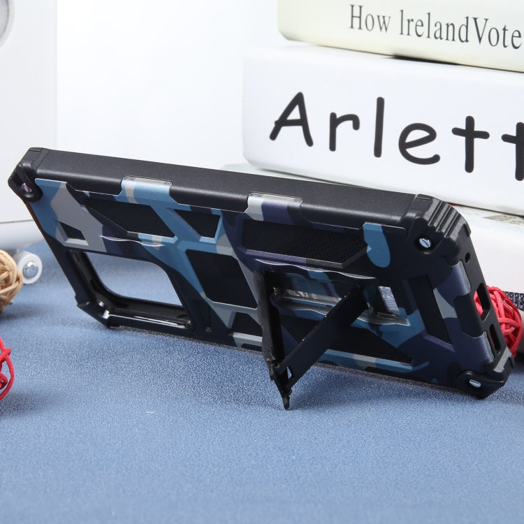 For Xiaomi Redmi Note 12 4G Camouflage Armor Kickstand TPU + PC Magnetic Phone Case