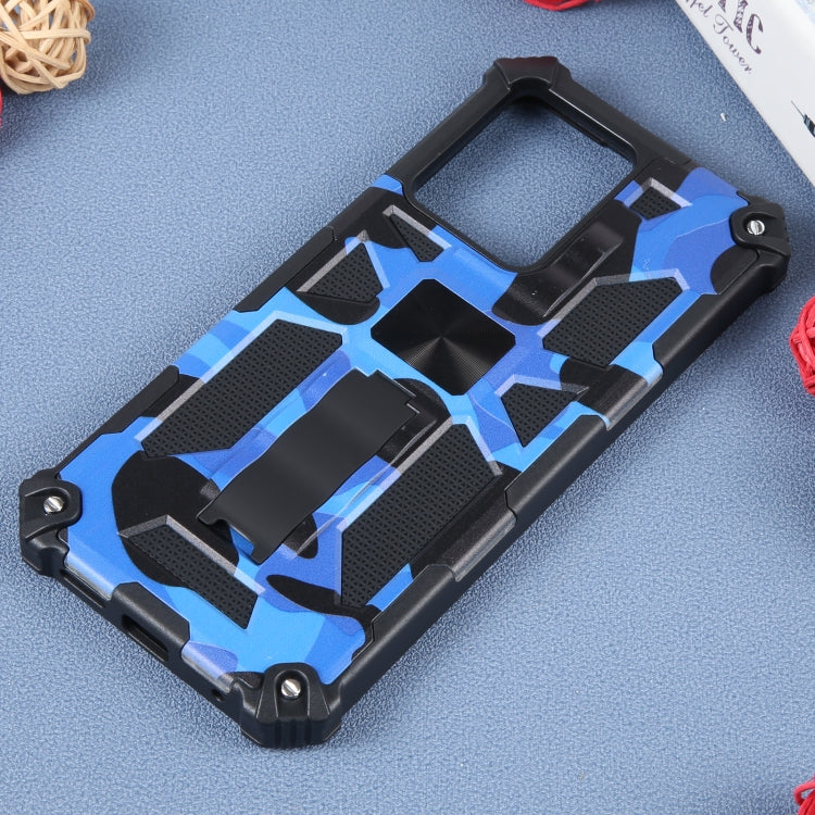 For Xiaomi Redmi Note 12 4G Camouflage Armor Kickstand TPU + PC Magnetic Phone Case