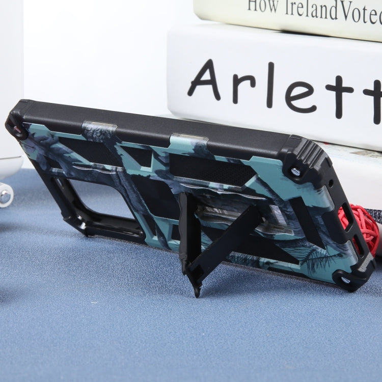 For Xiaomi Redmi Note 12 4G Camouflage Armor Kickstand TPU + PC Magnetic Phone Case