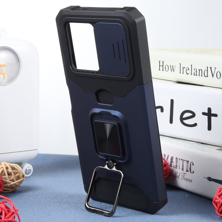 For Xiaomi Redmi Note 12 4G Camera Shield Card Slot PC+TPU Phone Case