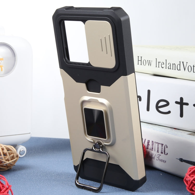 For Xiaomi Redmi Note 12 4G Camera Shield Card Slot PC+TPU Phone Case