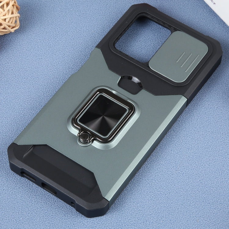 For Xiaomi Redmi Note 12 4G Camera Shield Card Slot PC+TPU Phone Case