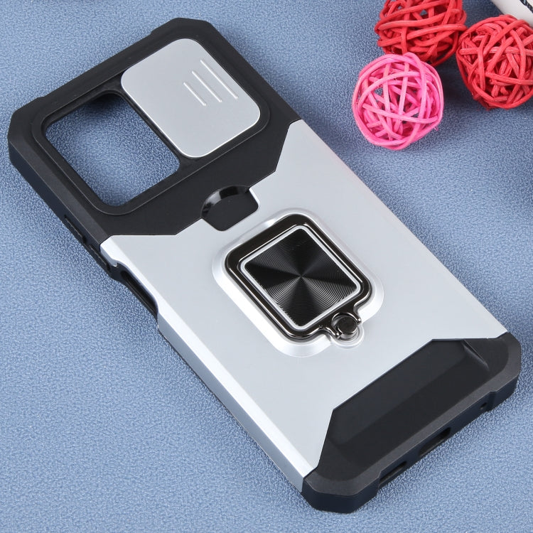 For Xiaomi Redmi Note 12 4G Camera Shield Card Slot PC+TPU Phone Case