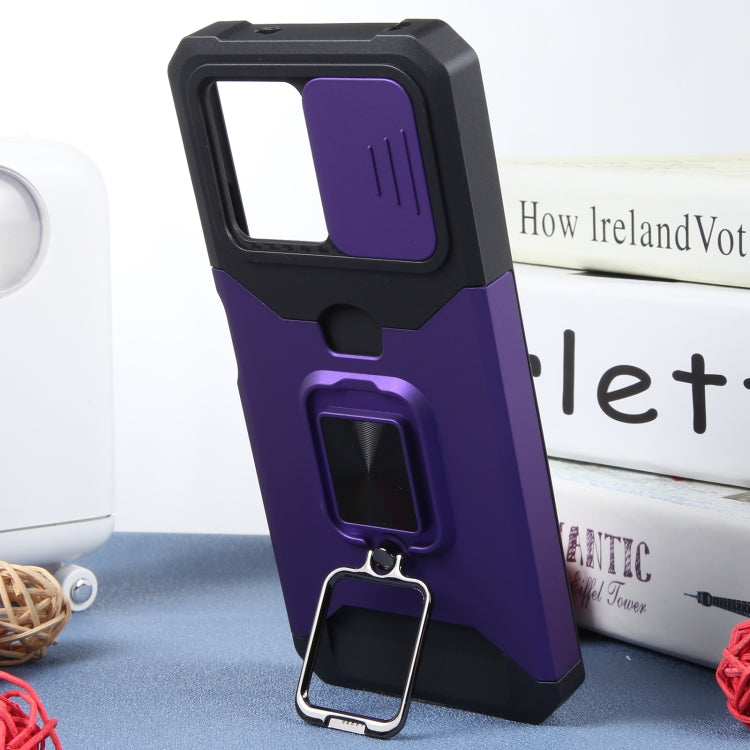 For Xiaomi Redmi Note 12 4G Camera Shield Card Slot PC+TPU Phone Case