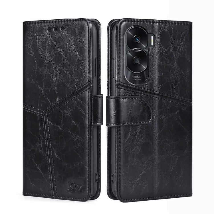 For Honor X50i 5G Geometric Stitching Leather Phone Case