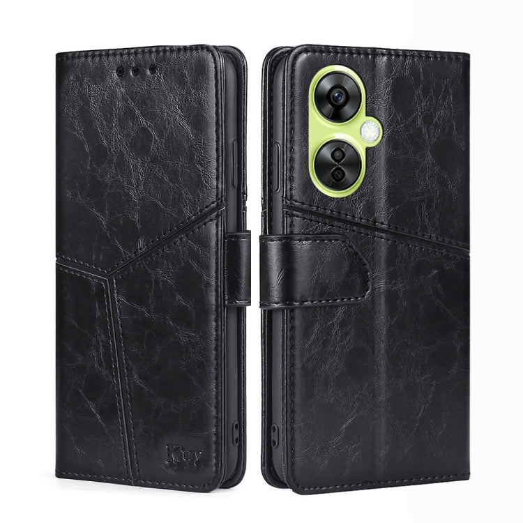 For OnePlus Nord CE 3 Lite 5G Geometric Stitching Leather Phone Case