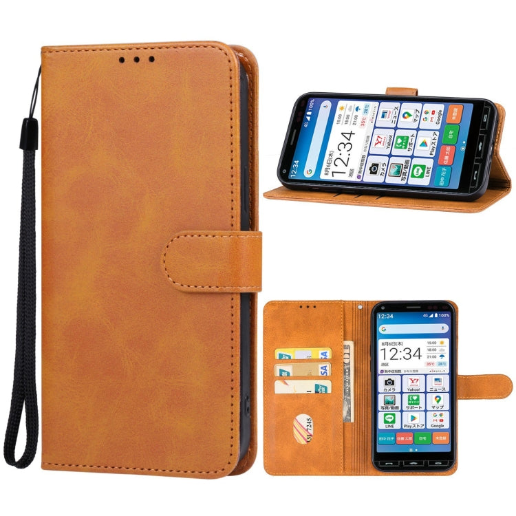 For Kyocera Kantan Sumaho 3 A205KC Leather Phone Case